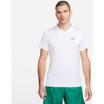 NIKE Herren Polo NikeCourt Advantage, Größe XL in Weiß