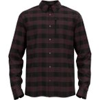 ODLO Herren Hemd Shirt l/s HALDEN CHECK, Größe L in Schwarz