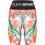 PLEIN SPORT Sportleggings, Größe S in Weiß