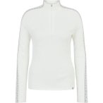 KRIMSON KLOVER Damen Pullover Slalom Zip Neck, Größe XS in Weiß