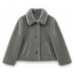 Mazine - Women's Faux-Fur Button Jacket - Winterjacke Gr XL grau
