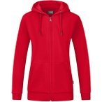 JAKO Damen Funktionsjacke Kapuzenjacke Organic, Größe 34 in Rot