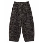 Mazine Printed Barrel Leg Denim  Damen  Jeans & Freizeithose chocolate brown-pri
