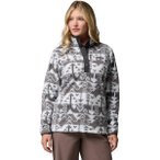 COLUMBIA Damen Rolli Benton Springs Printed 1/2 Snap, Größe XS in Grau