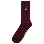 DEDICATED - Rib Socks Knivsta Ski Lift EMB - Multifunktionssocken 36-40 rot
