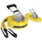 Schildkröt Fun Sports - Slackline + Teaching Line - Slackline Gr 15 m - 5 cm ge