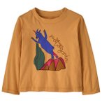 Patagonia - Baby's L/S Graphic T-Shirt - Longsleeve Gr 3-6 Months orange