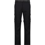 CMP Zip Off Hose Herren  Zip-Hosen schwarz Größe 4XL Camping  Elastisch