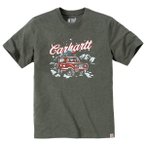 Carhartt - Dearborn Relaxed Holiday T-Shirt - T-Shirt Gr XXL oliv/grau