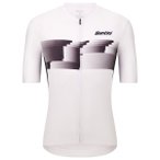 Santini - Verve S/S Jersey - Radtrikot Gr XXL weiß