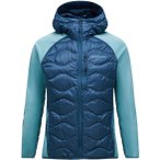 Peak Performance Helium Down Hybrid Hood Herren Daunenjacke ( Hellblau M)