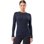Mandala Crew Neck Wool Mix Damen Longsleeve ( Dunkelblau L Größe,)