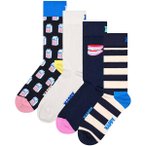 HAPPY SOCKS Happy Socks Unisex Socken, 4er Pack - Special Geschenkbox, Farb-Mix,