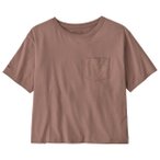 Patagonia - Women's Fitz Roy Massif Easy Cut Pocket Tee - T-Shirt Gr XXL braun