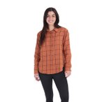 Marmot Damen Fairfax LW Novelty Flannel Bluse (Größe S, braun)