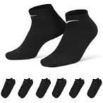 Nike Everyday Lightweight 6er Pack Socken (Größe 42 , schwarz)