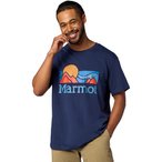 Marmot Coastal  Herren  T-Shirts blau Größe L Lifestyle  Elastisch