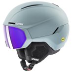 Uvex - Horizon CV Mips - Skihelm Gr 51-55 cm grau/türkis