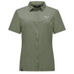 Salewa - Women's Puez S/S Shirt - Bluse Gr 36 oliv