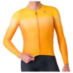 Castelli - UPF Long Sleeve Jersey - Radtrikot Gr S orange