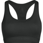 Icebreaker Merino Blend 125 ZoneKnit Damen Sport-BH ( Schwarz XS Größe,)