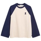 ARMEDANGELS - Women's Iconic Å Raglan Longsleeve - Longsleeve Gr S weiß/blau