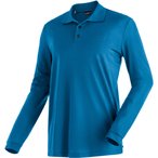 Maier Sports Ulrich Polo  Herren  Longsleeves blau Größe 3XL Trekking  Elastis