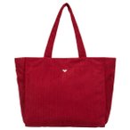 Roxy - Feeling Vibes Cord Tote - Umhängetasche rot