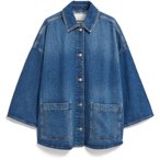 Armedangels Draapy Denim  Damen  Freizeitjacke, Parkas blau Größe L  Lifestyle