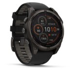 Garmin - Fenix 8 Solar Sapphire - Multifunktionsuhr Gr Ø 51 mm graphit / carbon