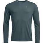 Ortovox 185 Rock'N'Wool  Herren  Langarm Unterhemden grau Größe XL   Hautfreun