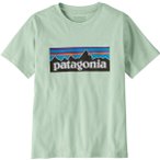 Patagonia Kinder P-6 Logo T-Shirt ( Hellblau XS Größe,)
