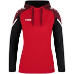 JAKO Damen Kapuzensweat Performance, Größe 34 in Rot