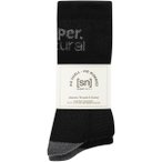 Super.Natural Cosy 2er Pack Socken (Größe 45 , schwarz)