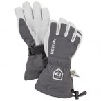 Hestra - Kid's Army Leather Heli Ski 5 Finger - Handschuhe Gr 5 grau