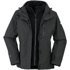 MAUL Damen Doppeljacke Miltenberg 3 in 1 Megatex, Größe 40 in Schwarz