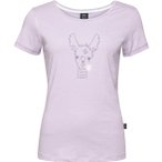 Chillaz Gandia Happy Alpaca Damen T-Shirt ( Violett 38 Größe,)