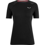 Salewa Cristallo Warm AMR  Damen  Kurzarm Unterhemden schwarz Größe L Trekking