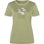 Super.Natural Edelweiss Bio J  Damen  T-Shirts oliv Größe XS Lifestyle  Hautfr