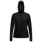 Icebreaker - Women's 150 MerinoFine Ace L/S Zip Hoodie - Merinohoodie Gr L schwa