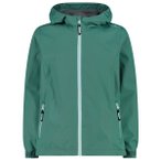 CMP - Girl's Jacket Fix Hood Printed - Regenjacke Gr 116 türkis