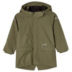 Isbjörn - Kid's Cyclone Hardshell Parka - Regenjacke Gr 86/92 oliv
