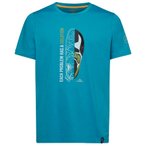 La Sportiva Solution T-Shirt, L, tropic blue