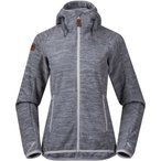 Bergans Hareid Fleece  Damen  Fleecejacke grau Größe XS Trekking  Atmungsaktiv