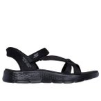 SKECHERS Damen Slipper Da GO WALK FLEX SANDAL-ILLUMINATE, Größe 40 in Schwarz