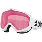 Bliz Liner JR Skibrille Kinder  Skibrillen weiss Größe One Size Trekking