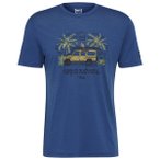 super.natural - Tropicar Tee - Merinoshirt Gr L blau