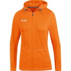JAKO Damen Kapuzenjacke Run 2.0, Größe 34 in Orange