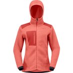 Norröna trollveggen warm3 Hood Damen Fleecejacke ( Orange XS)