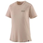 Patagonia Women's Cap Cool Merino Blend Graphic Shirt T-Shirt, L, heritage heade